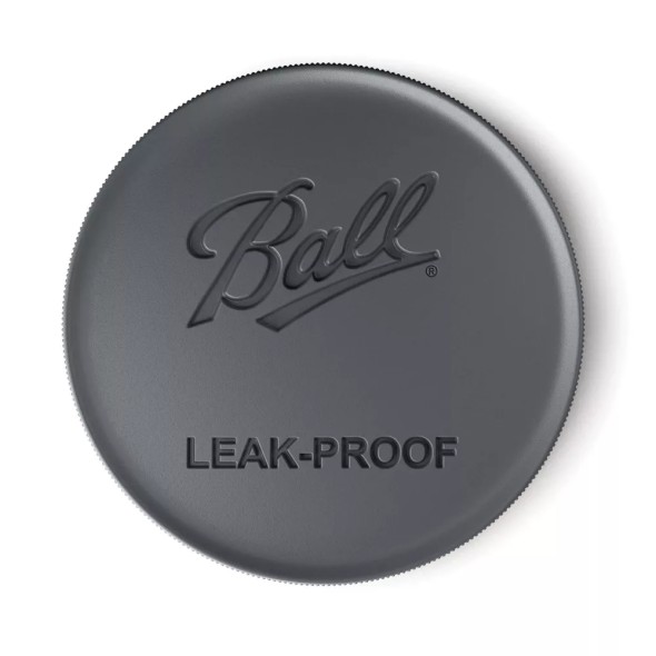 Tapas de Plástico Reutilizables Ball para Frascos de Boca Estándar – Pack de 6
