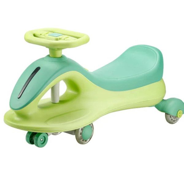 Wiggle Car QT-8068 Rodador Verde con Luces