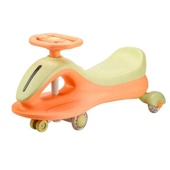 Wiggle Car QT-8068 Rodador Naranja con Luces