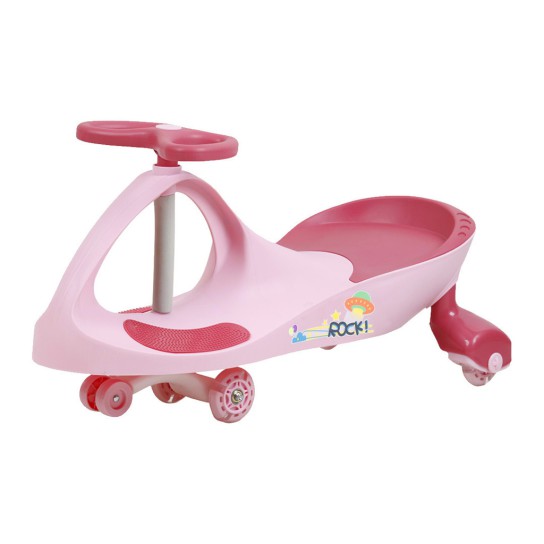Rodador Wiggle Car QT-8097 Rosado | Sin Pedales ni Baterías | Juego Activo para Niñas y Niños