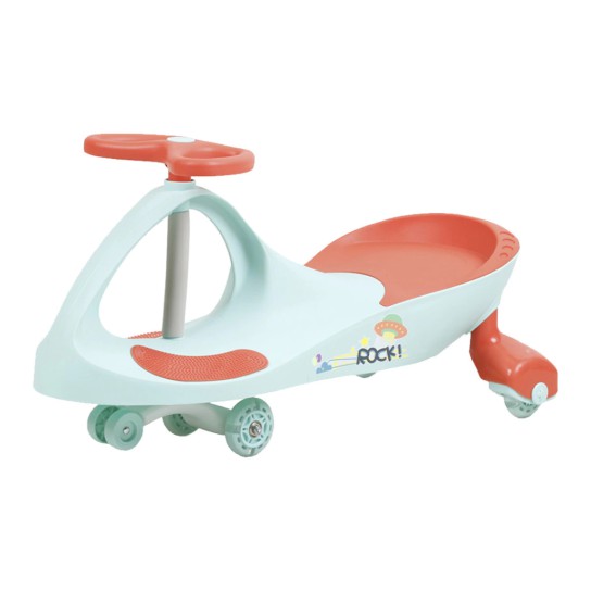 Rodador Infantil sin Pedales Wiggle Car QT-8097 Turquesa – Juguete para Niños de 3+ Años