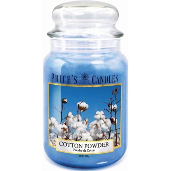 Vela Perfumada Price’s Candles Aroma Cotton Powder 630g