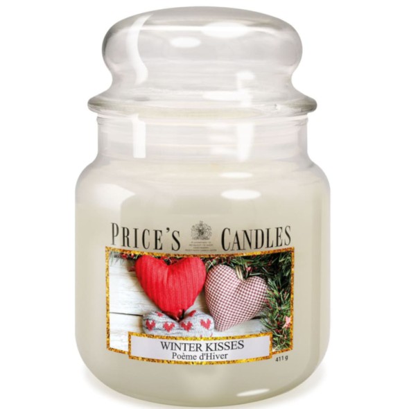 Vela Aromática Price’s Winter Kisses 411 g – Aroma Dulce y Acogedor