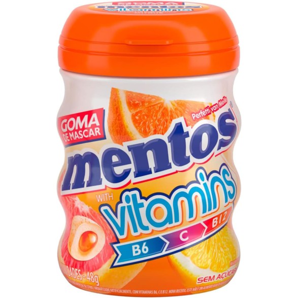 Chicle Mentos Vitamins 48 g