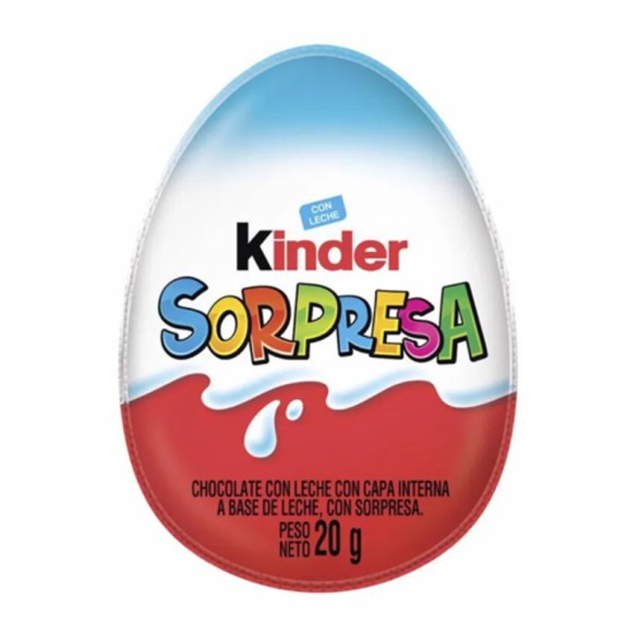 Huevo Sorpresa de Chocolate Kinder Niño 20 g