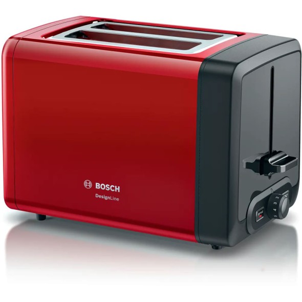 Tostador Compacto Bosch DesignLine TAT4P424 970W Rojo