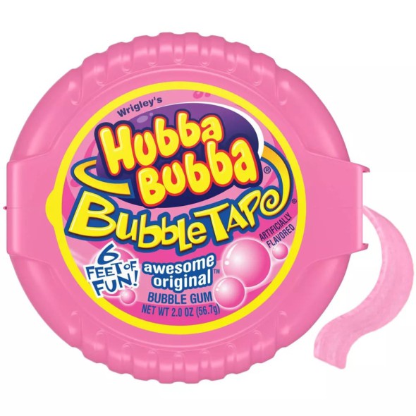 Chicle en Cinta Wrigley’s Hubba Bubba Bubble Tape 56,7 g