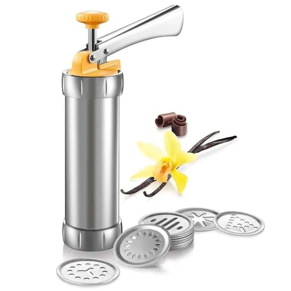 Tescoma Galletera y Decorador para Tarta Metálico Delícia