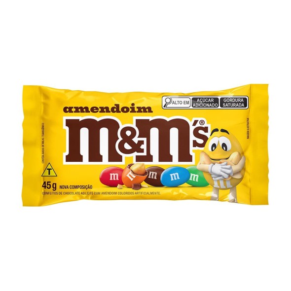 M&M’s Confites de Chocolate Rellenos de Maní 45 g