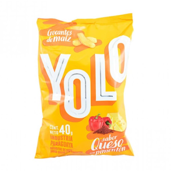 Crocante de Maíz Yolo Sabor Queso y Pimentón 40 g