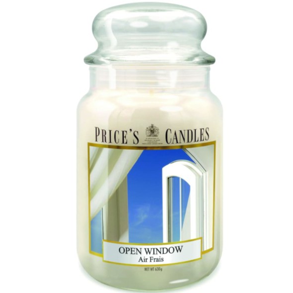 Vela Aromática Price’s Open Window 630 g – Aroma Fresco y Limpio
