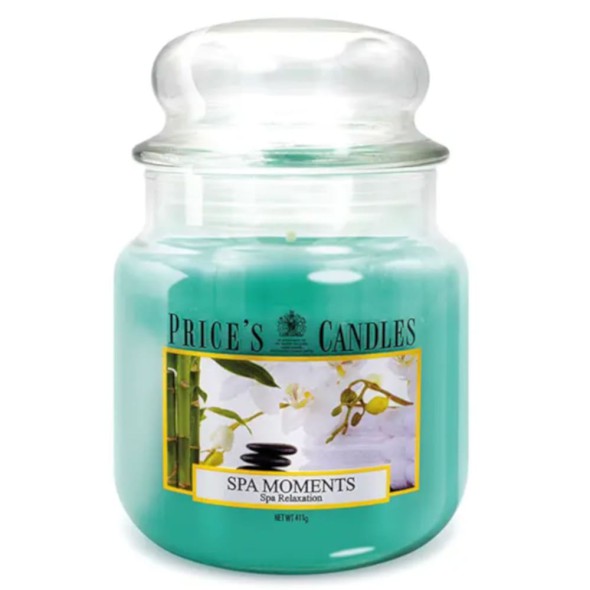 Vela Aromática Price’s Spa Moment 411 g – Aroma Relajante tipo Spa