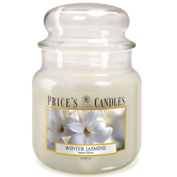 Vela Aromática Price’s Winter Jasmine 411 g – Aroma Floral Invernal