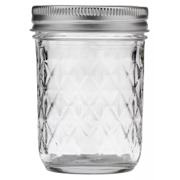 Frasco de vidrio Ball Quilted Crystal 236 ml (8 oz)