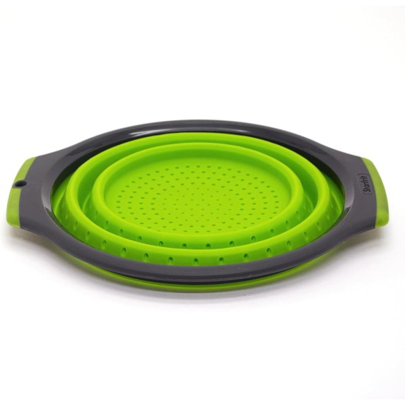 Colador Plegable de Silicona 2,84 L Starfrit – Ideal para Pastas, Frutas y Verduras
