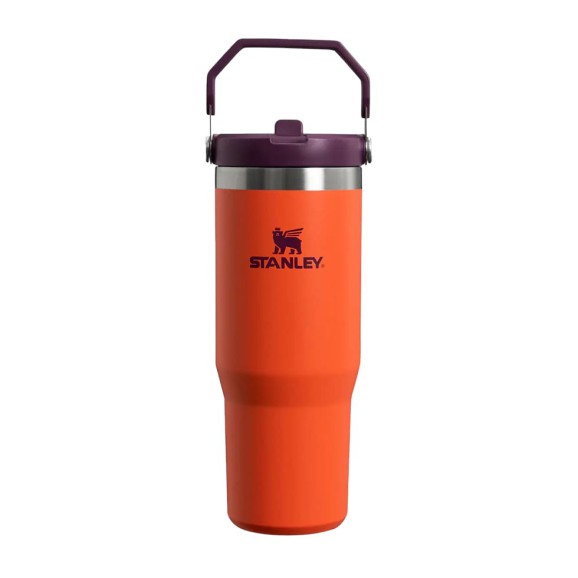 Vaso Térmico Stanley Flip Straw Tumbler 887 ml – Color Tigerlily Plum