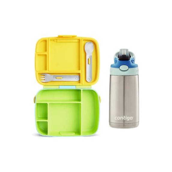 Combo Munchkin Contigo Bento Box + Botella Aubrey Autospout Niño