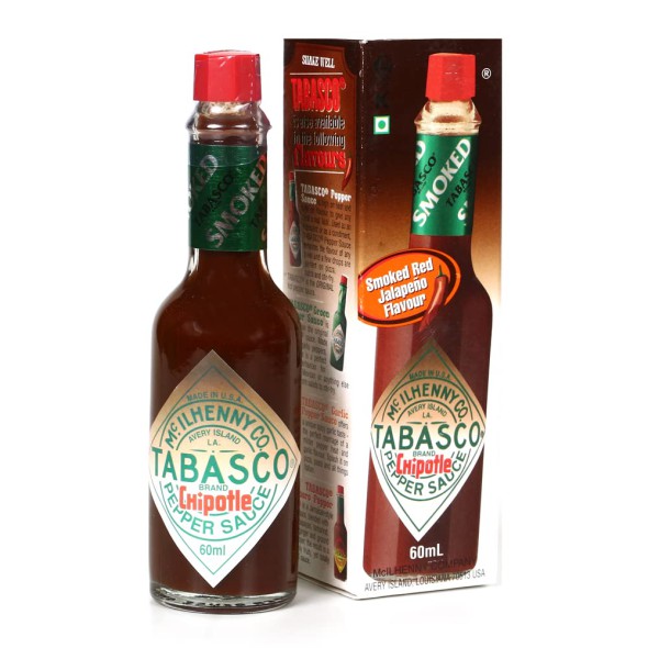 Salsa Tabasco Picante Chipotle Jalapeño Rojo Ahumada 60 ml