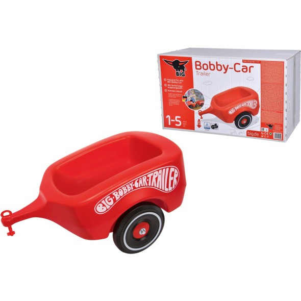 Remolque Big Bobby Car Rojo – Accesorio para Correpasillos Infantil