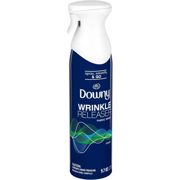 Downy Fresh Quita-Arrugas 275 g – Spray Refrescante y Suavizante para Ropa.