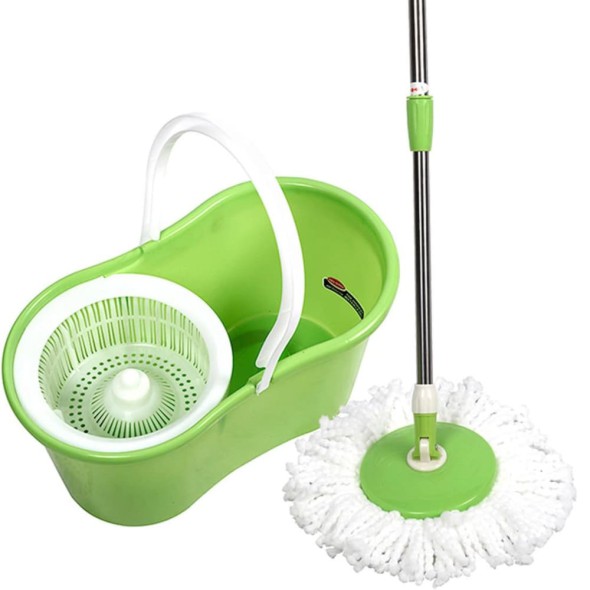 Tekno Spin Mop Genie – Trapeador Giratorio con Cubeta