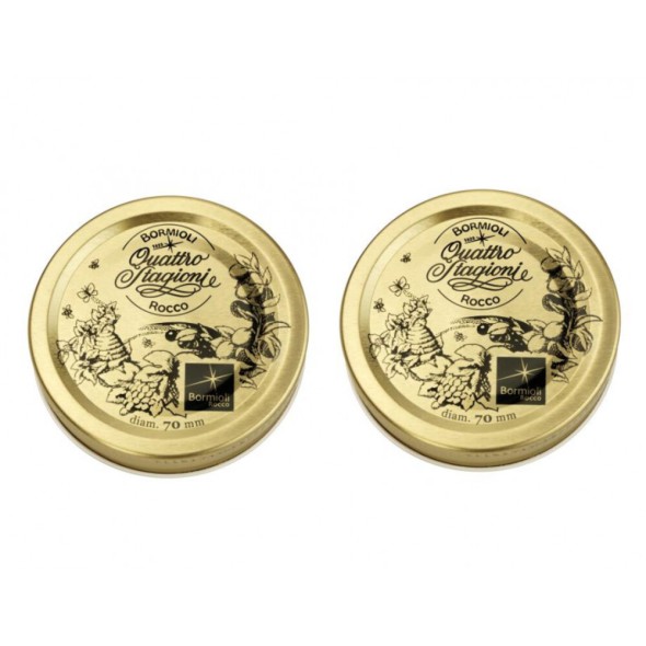 Tapa Hermética Bormioli Quattro Stagioni 70 mm – Set de 2 Piezas