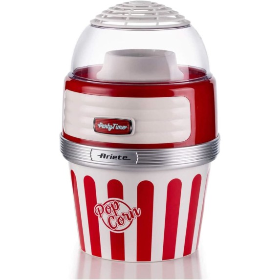 Máquina de Palomitas Ariete Party Time XL #2957 Blanco-Rojo – Popcorn Maker sin Aceite