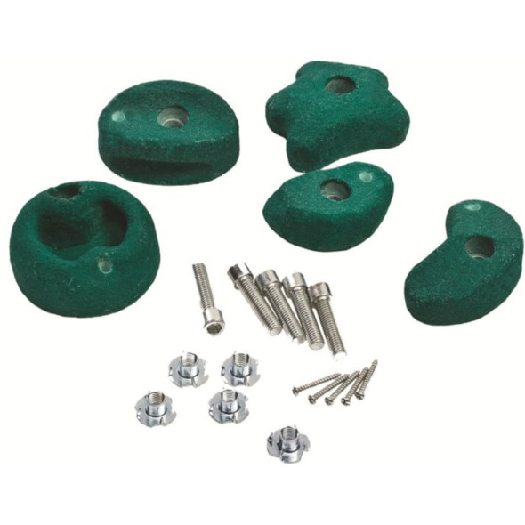 Piedras de Escalada KBT 5 Piezas Verdes 347.001.002.001