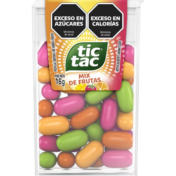 Caramelo Tic Tac Mix de Frutas 16 g