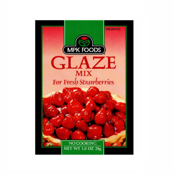Mezcla para Glaseado Sabor Frutilla MPK Foods 28 g