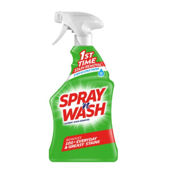 Spray’n Wash Removedor de Manchas 650 ml – Pretratamiento para Ropa Blanca y de Color