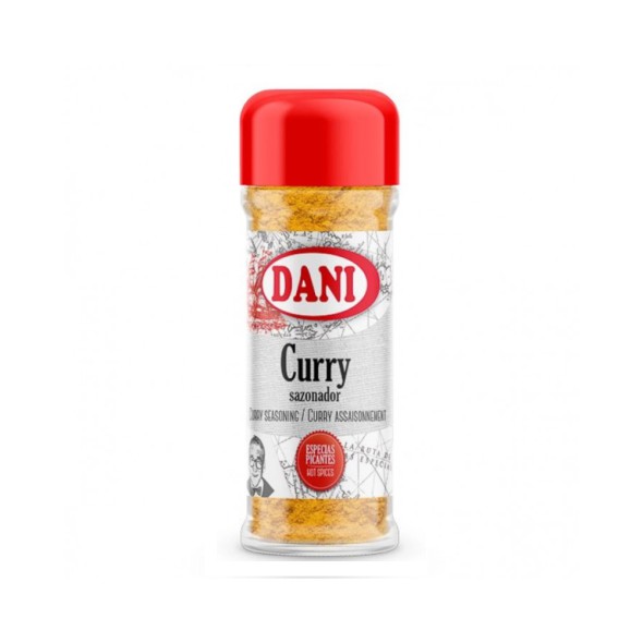 DANI Sazonador Curry 40g | Mezcla de Especias para Carnes, Arroces y Recetas Exóticas