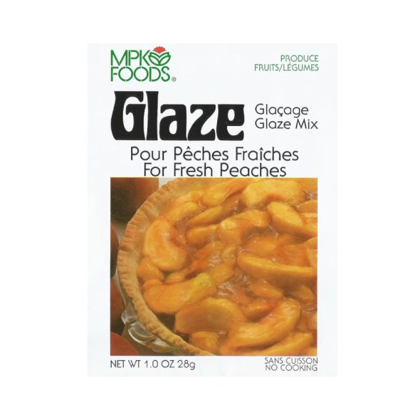 Mezcla para Glaseado Sabor Durazno MPK Foods 28 g