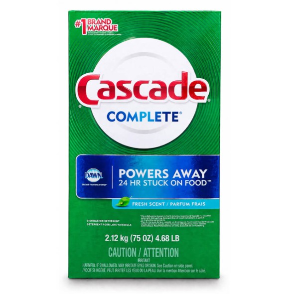 Detergente en Polvo para Lavavajillas Cascade Complete 2.12 kg