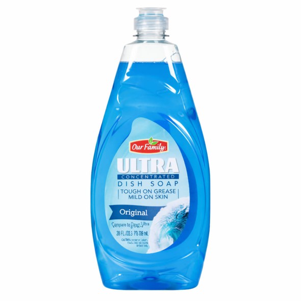 Detergente Líquido para Platos Ultraconcentrado Our Family Original 709 ml