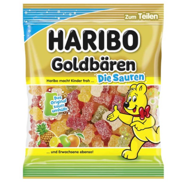Gomitas ácidas Haribo Goldbären ositos 175 g