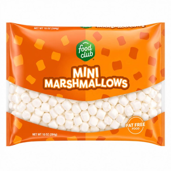 mini malvaviscos Food Club marshmallows 284 g