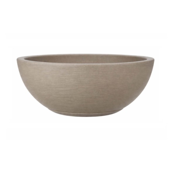 maceta decorativa concha 19 cm beige para plantas