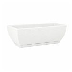 jardinera decorativa amsterdam graffiato blanca 80 cm