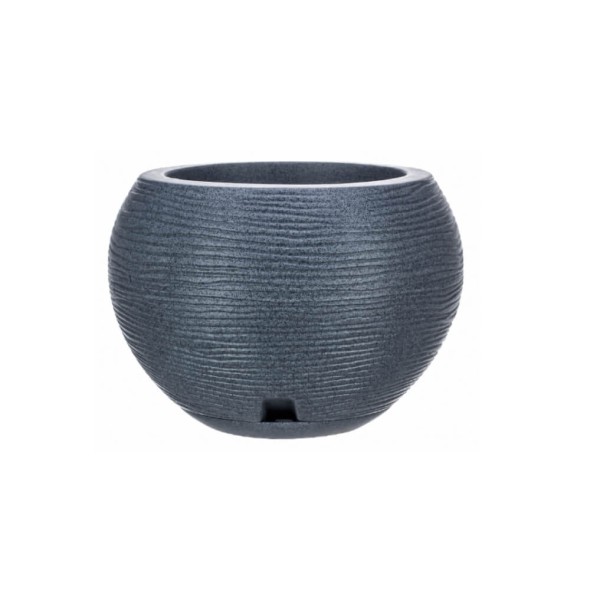 maceta decorativa florencia sisal grafito 27 cm