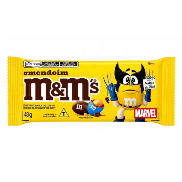 M&M'S Confites de Chocolate Rellenos de Maní 40 gr