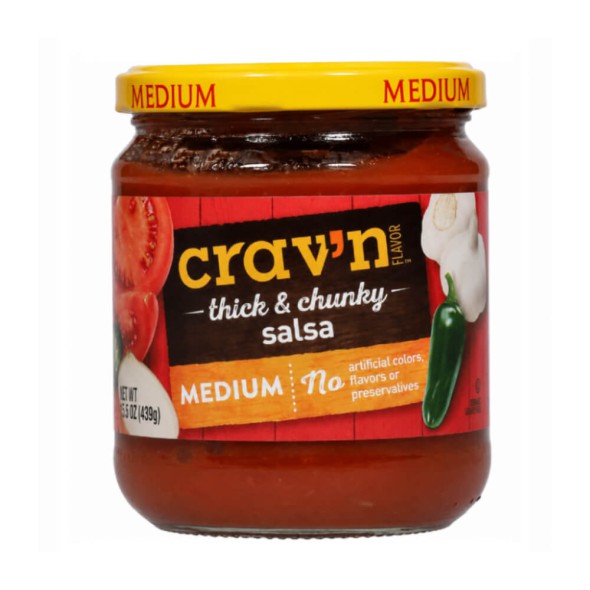 Crav'n Salsa Thick & Chunky Medium 439 g