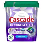 Cascade Platinum Plus Cápsulas para Lavavajillas 47 Unidades 754 g
