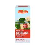 Our Family Resealable Storage Bags Quart Size 50 Bolsas