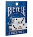 Set de 5 Dados Bicycle Blancos